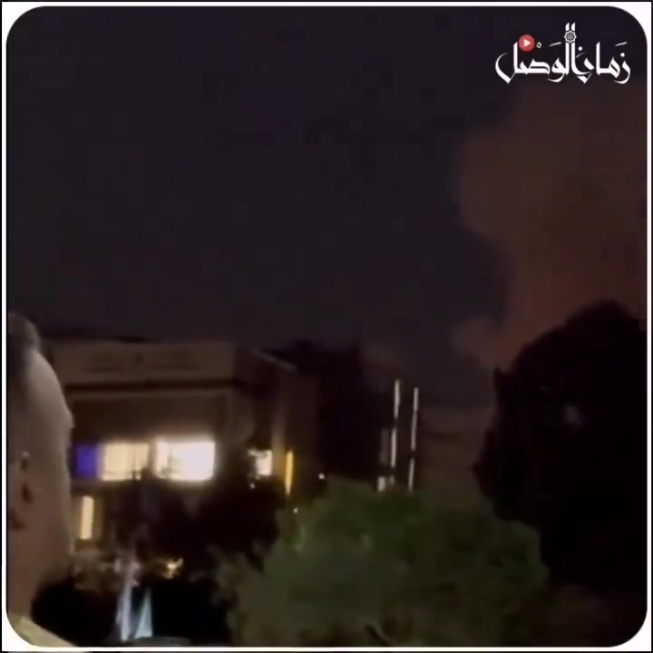 The moment the building with Al-Qard Al-Hassan branch in Chiyah was destroyed in an Israeli raid