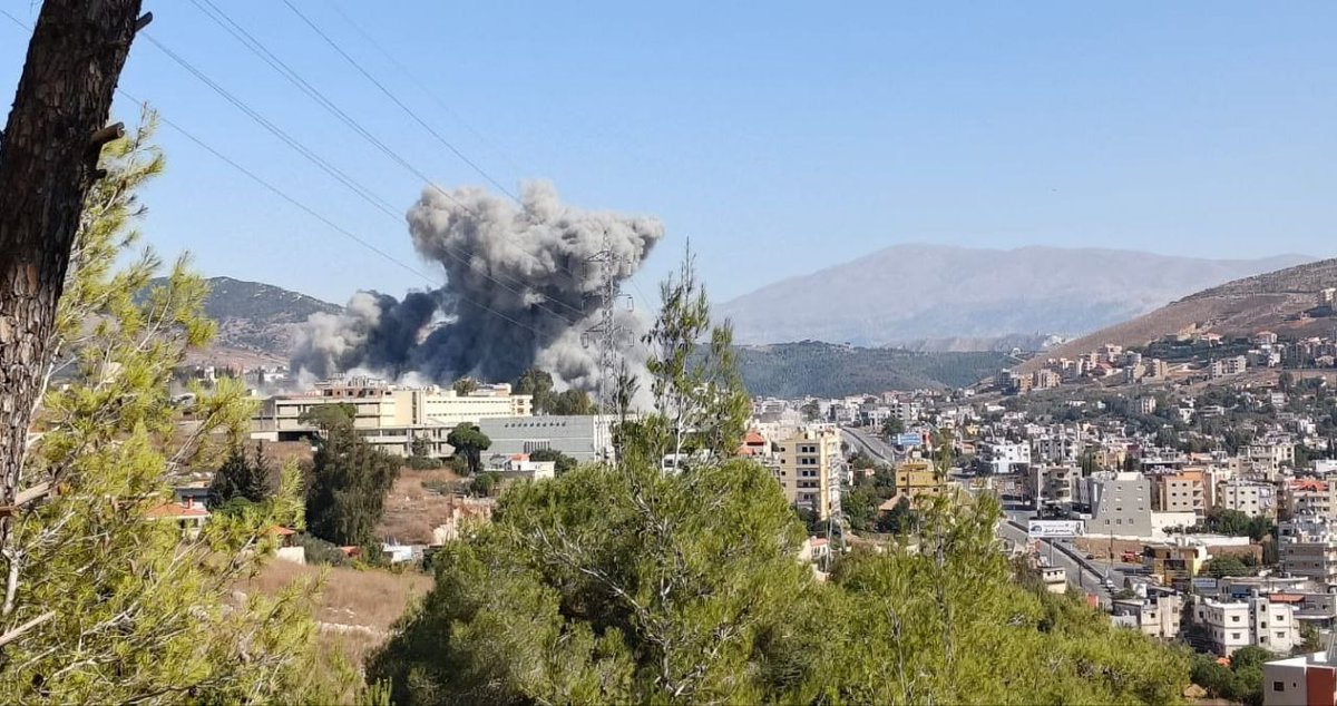 Five dead were reported as a result of a series of airstrikes targeting the town of Sarbin.