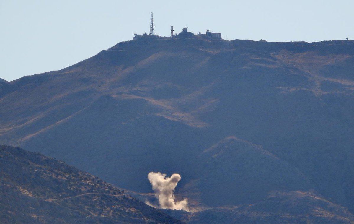 Artillery shelling targets the outskirts of Shebaa town