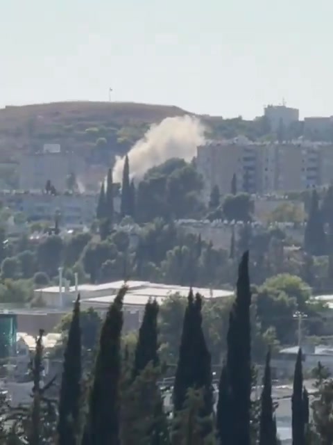 Rocket falls in Karmiel