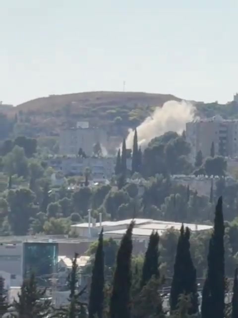 Rocket falls in Karmiel