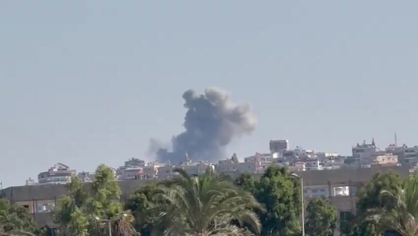 A raid targeted the town of Al-Bazouriyah