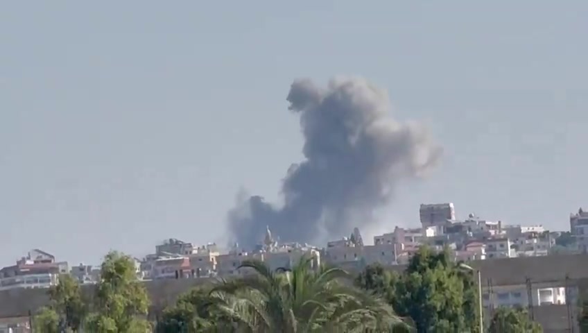 A raid targeted the town of Al-Bazouriyah