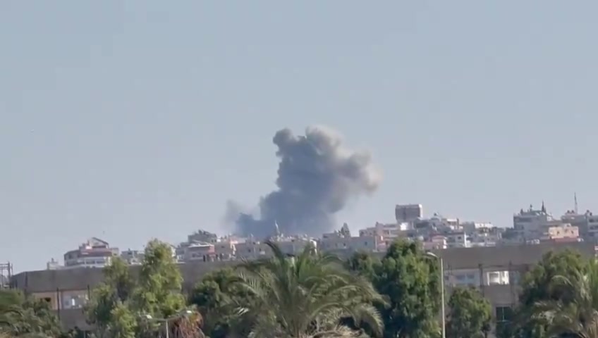 A raid targeted the town of Al-Bazouriyah