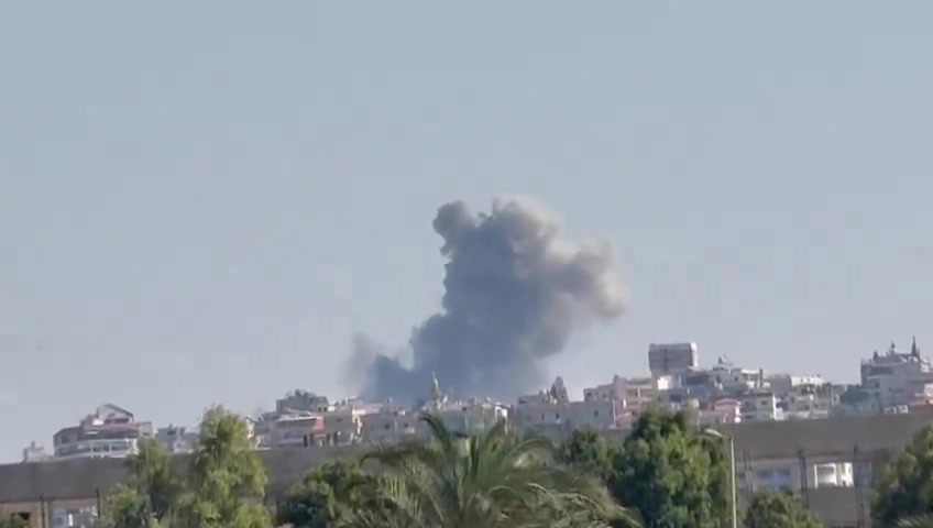 A raid targeted the town of Al-Bazouriyah