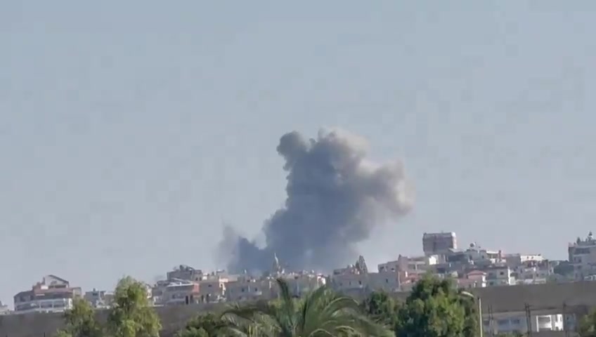 A raid targeted the town of Al-Bazouriyah