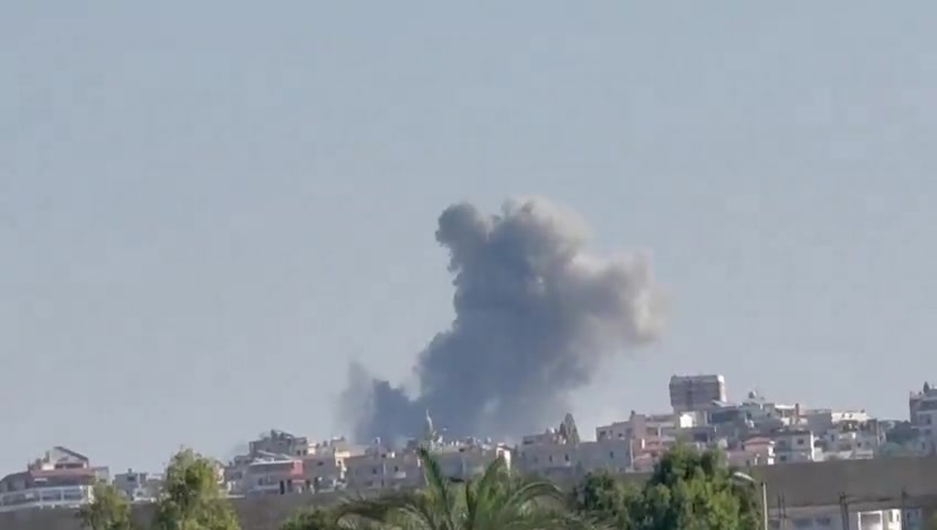 A raid targeted the town of Al-Bazouriyah