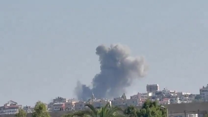 A raid targeted the town of Al-Bazouriyah