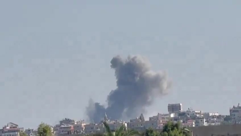 A raid targeted the town of Al-Bazouriyah