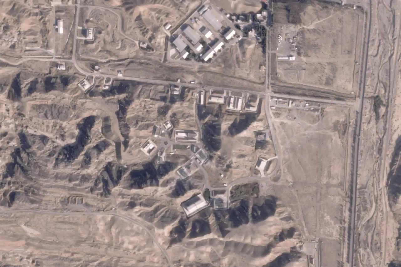 Satellite images showing damage to Parchin military site near Tehran after Israeli strikes