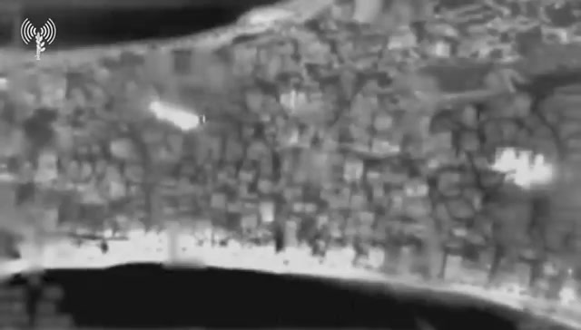 Israeli army published video of strikes in Tyre