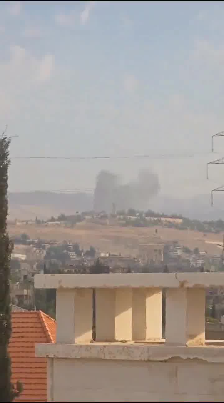 Scenes from the Israeli raids that targeted Baalbek