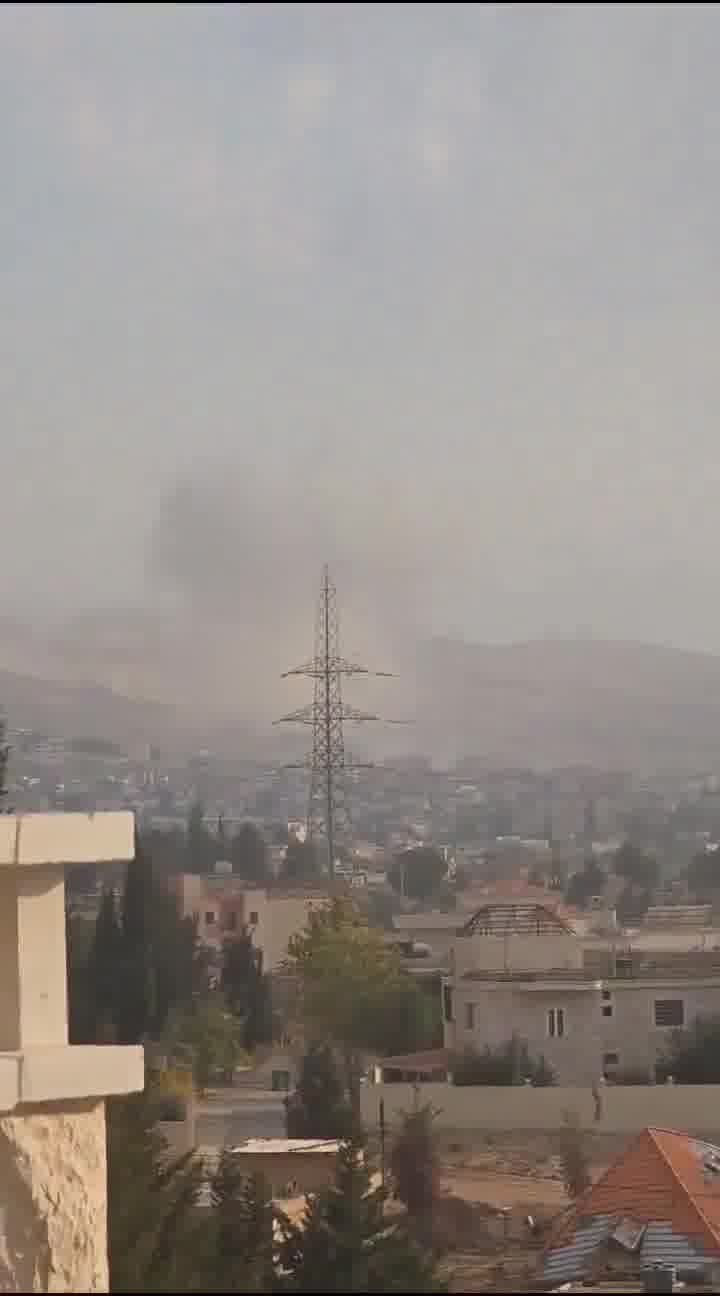 Scenes from the Israeli raids that targeted Baalbek