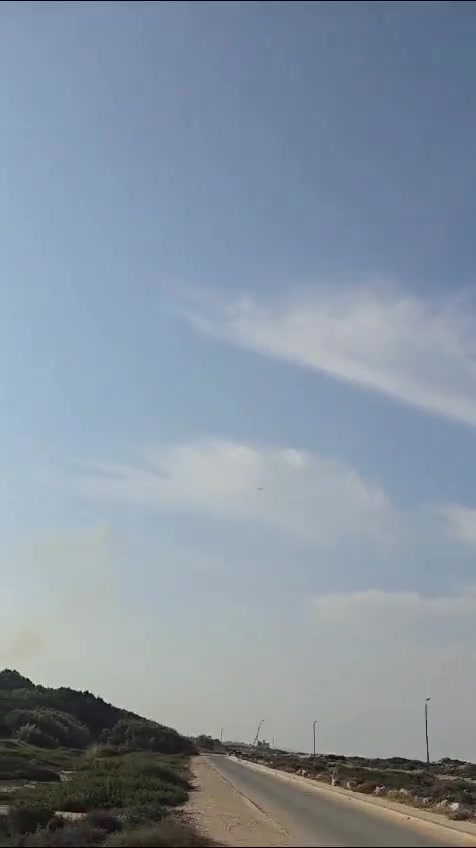 Several drones were launched from Lebanon at northern Israel in the past hour, setting off sirens in the Haifa area.

According to the IDF, one of the drones was successfully shot down by the Israeli Air Force. Another drone reportedly impacted a factory building in an industrial zone near Nahariya. There are no reports of injuries in the attack. Separately, two rockets fired from Lebanon at the northern Golan Heights a short while ago struck open areas, according to the military.