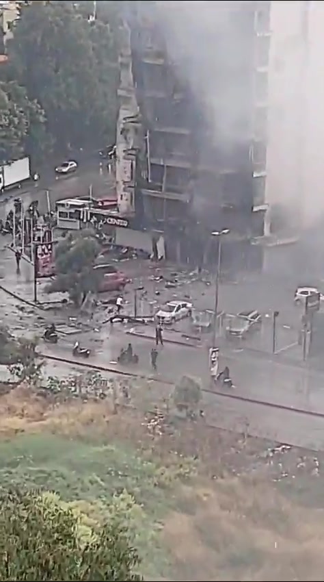 Israeli raid on Semaan Gallery in Beirut