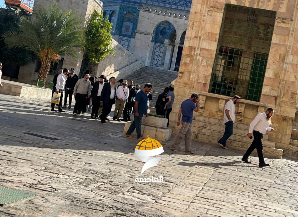 Jewish worshippers protected by security forces, entered Al-Aqsa Mosque