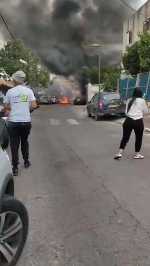 The direct damage to Kiryat Ata 