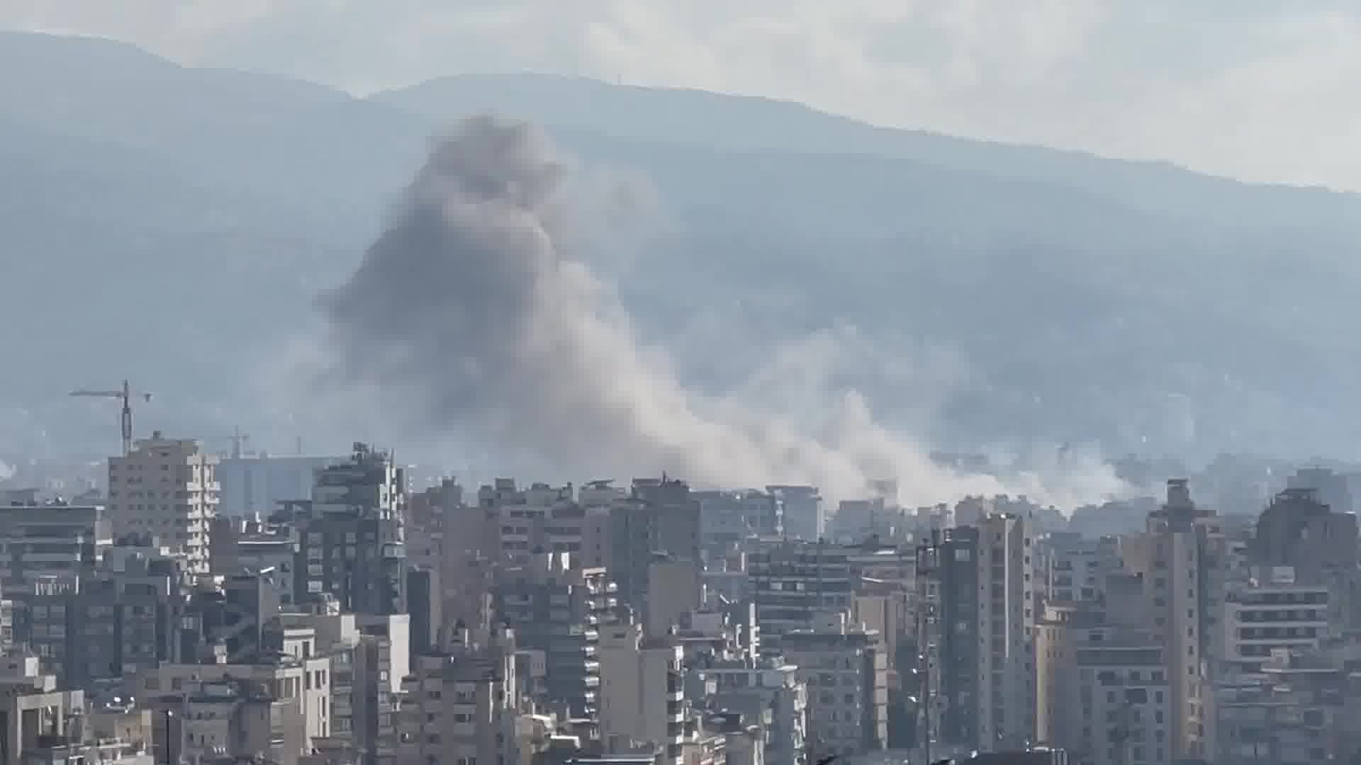 Une autre frappe aérienne puissante a touché la banlieue sud de Beyrouth. Une forte explosion a été entendue dans toute la ville