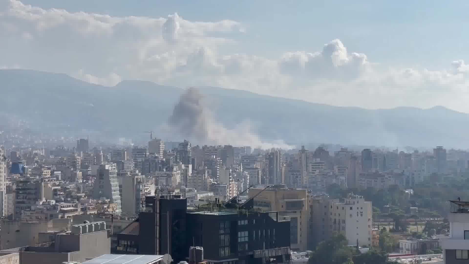 Une autre frappe aérienne puissante a touché la banlieue sud de Beyrouth. Une forte explosion a été entendue dans toute la ville