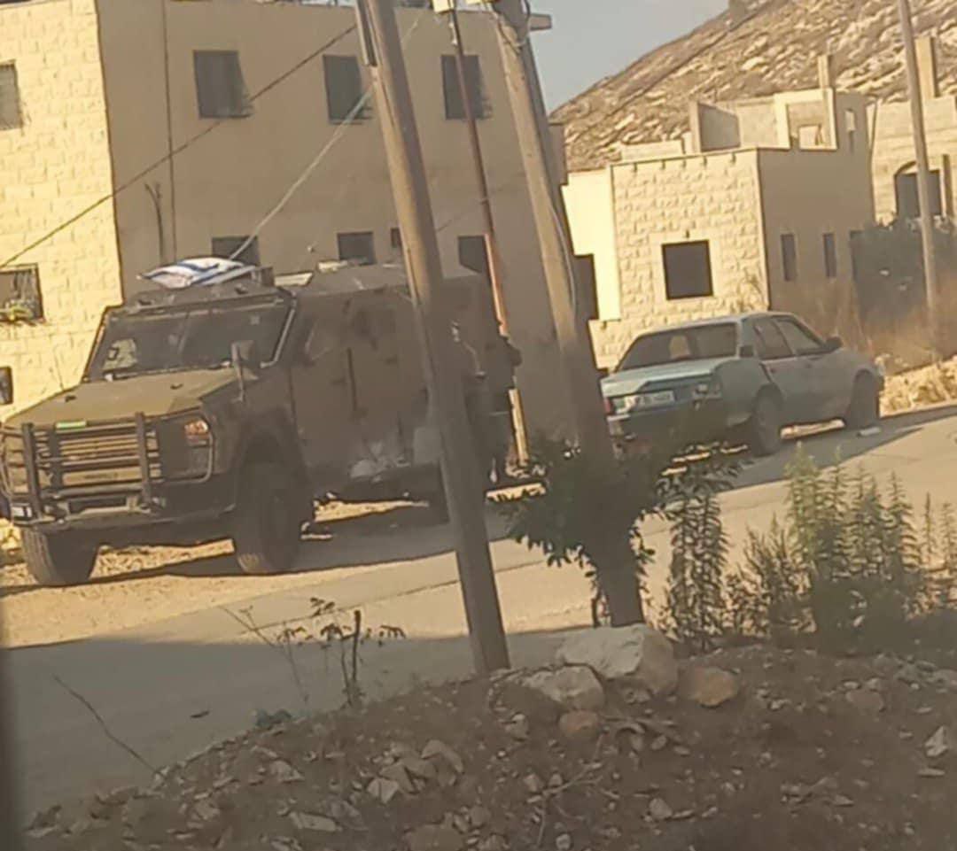 Israeli security forces continue to storm the town of Burqa, northwest of Nablus