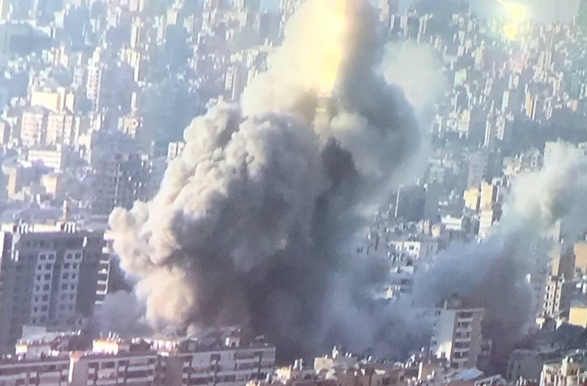 Raid targeted the southern suburb of Beirut