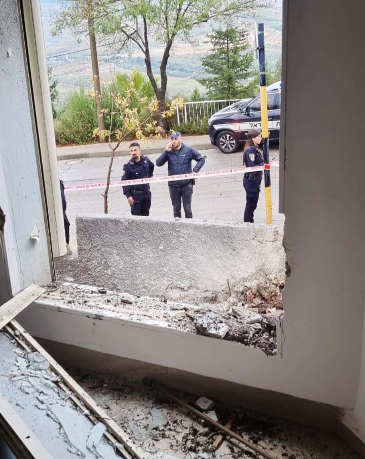 At least one person was lightly wounded in a rocket impact in the northern city of Karmiel, first responders say.  Police say that it received reports of a rocket that struck a home in the city, causing damage and lightly injuring the person