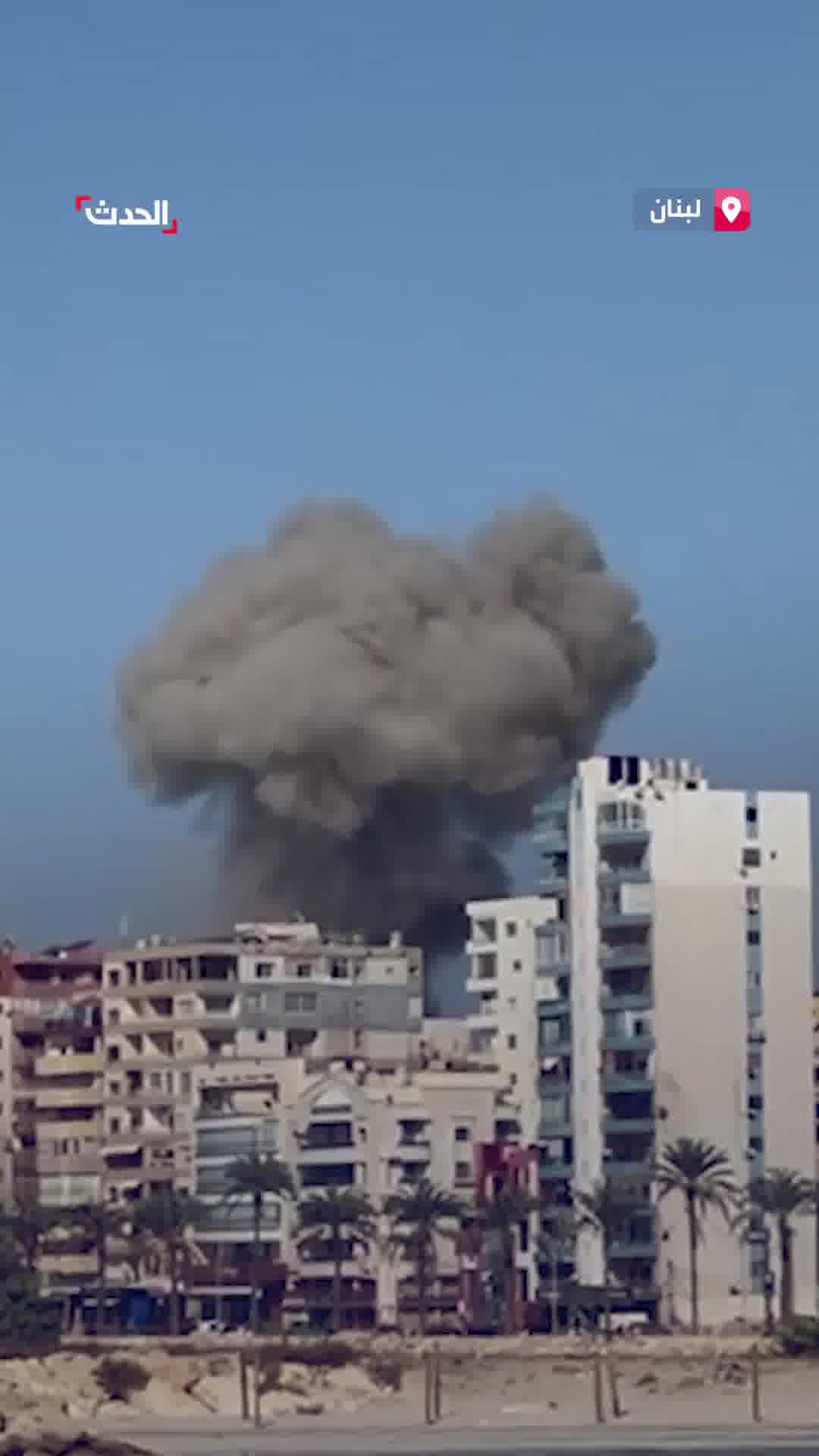 Scènes d'un raid israélien sur la ville de Ma'shouq dans le district de Tyr