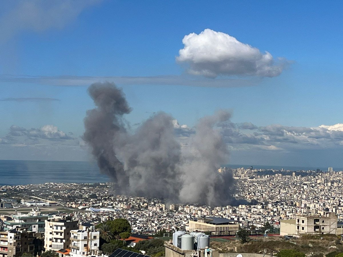 Series of raids targeting the suburb of Beirut