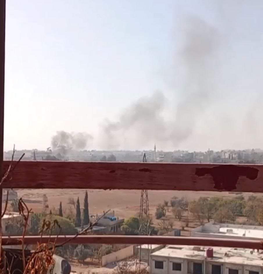 Damascus Countryside: One person killed and material damage caused by an Israeli raid that targeted a car on the Damascus International Airport road near the Aqraba town bridge