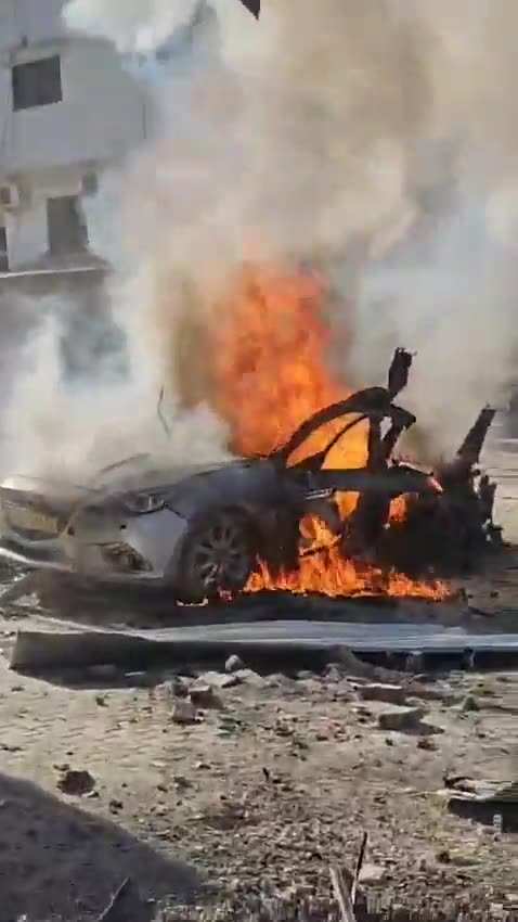 An Israeli drone struck a car in the Tulkarm camp in the West Bank. Palestinians are reporting three people were killed in the airstrike