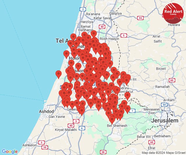 Ballistic missile launched from Yemen triggered sirens in Tel-Aviv a short time ago