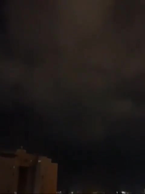 The moment a missile launched from Yemen hits southern Tel Aviv