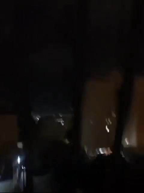 The moment a missile launched from Yemen hits southern Tel Aviv