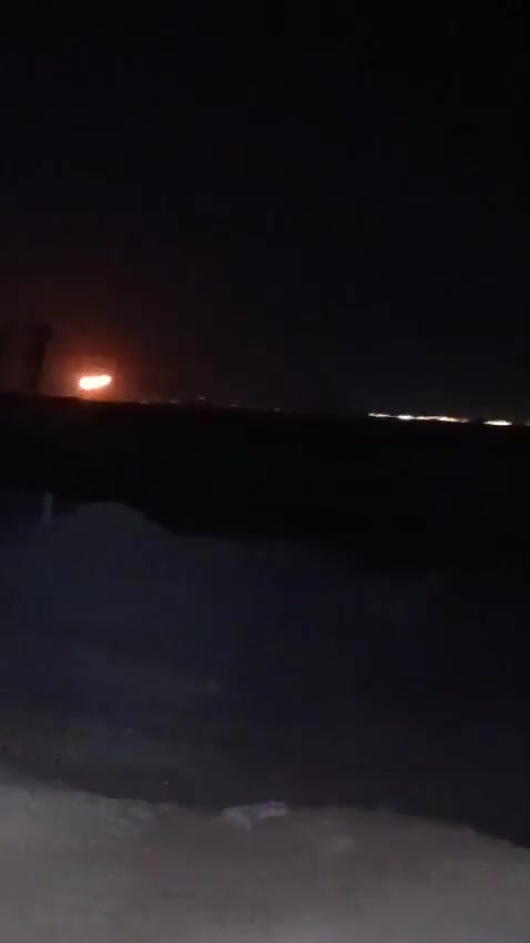 Footage shows the interception of an apparent Houthi drone over southern Israel this evening. The drone was shot down by Israeli Air Force helicopters