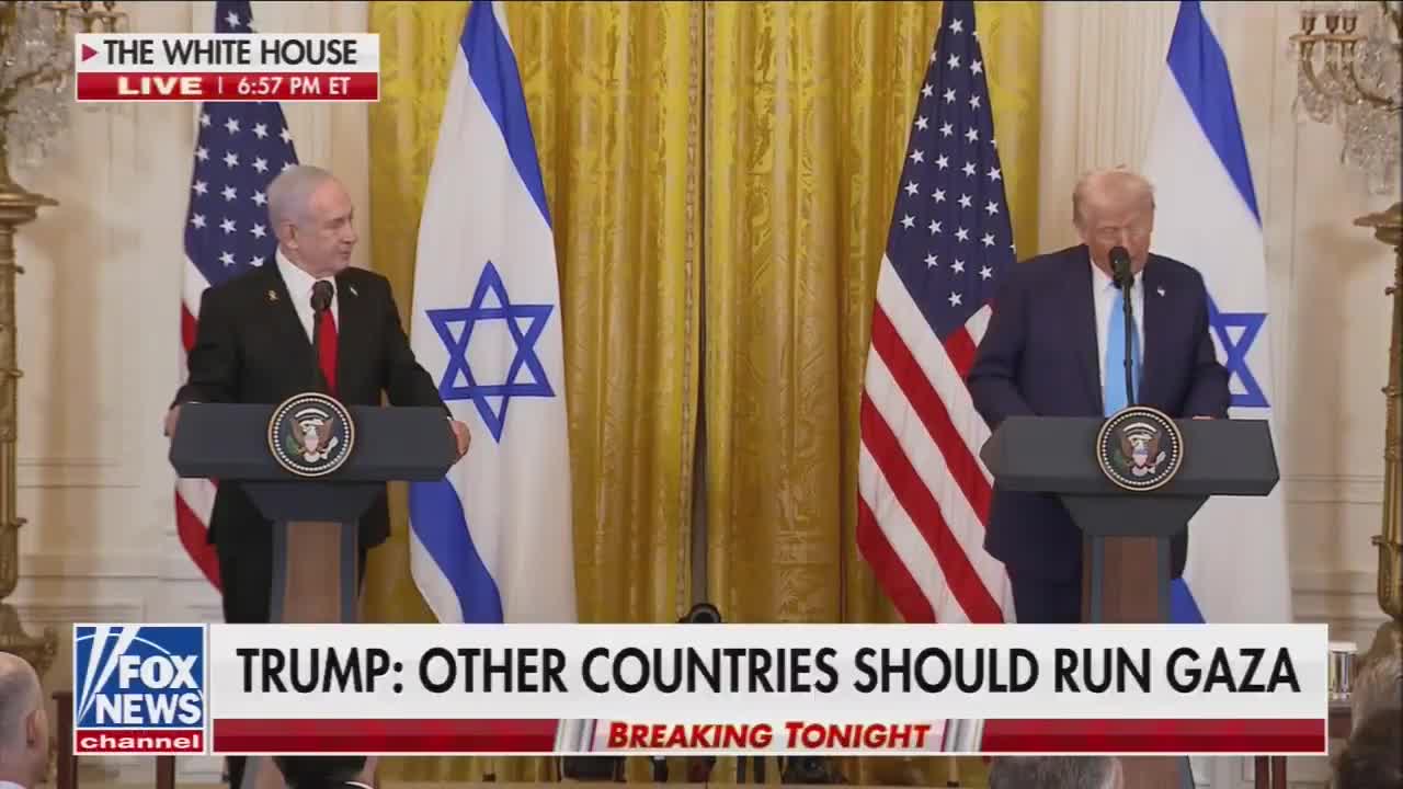 Trump: The US will take over the Gaza Strip we'll own it