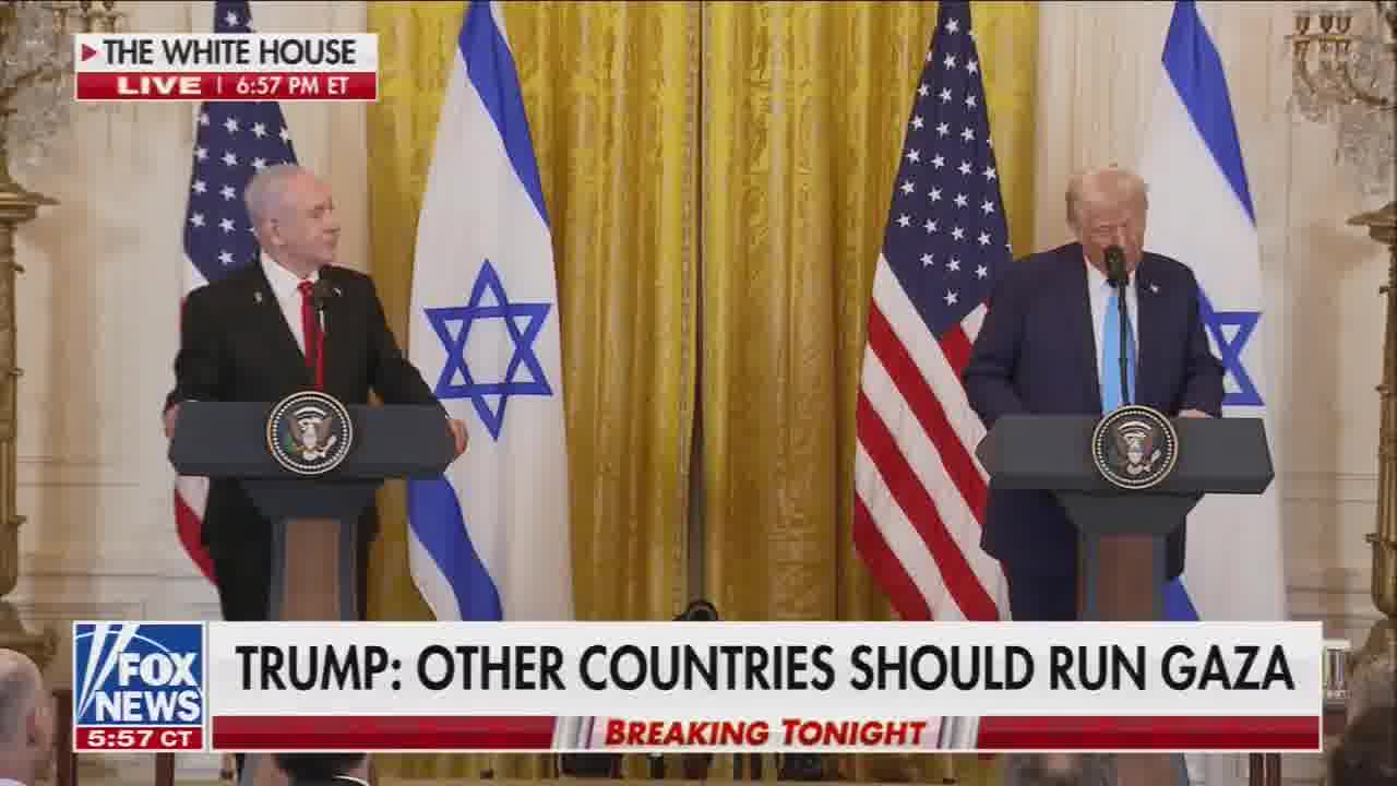 Trump: The US will take over the Gaza Strip we'll own it