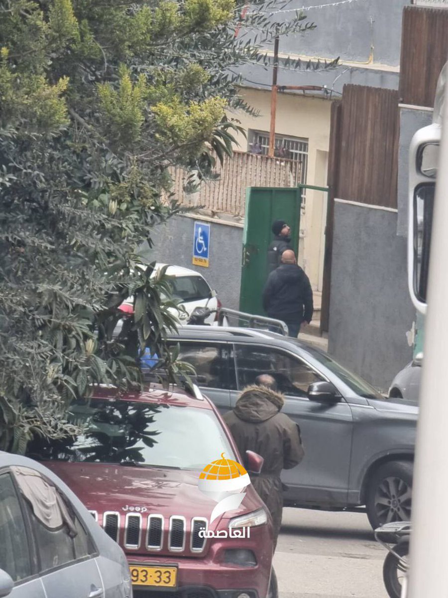 Israeli security forces close the entrance to the Al-Thawri neighborhood in the town of Silwan in Jerusalem