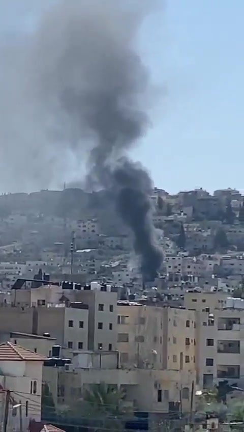 Israeli security forces burn more homes in Jenin camp in the northern West Bank