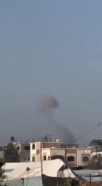 Israeli army airstrikes in Beit Hanoun, northern Gaza moments ago