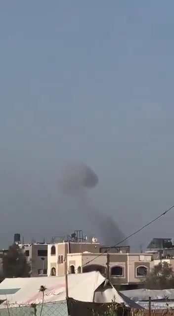 Israeli army airstrikes in Beit Hanoun, northern Gaza moments ago