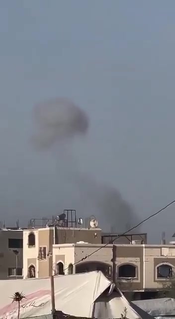 Israeli army airstrikes in Beit Hanoun, northern Gaza moments ago