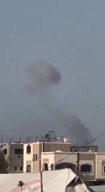 Israeli army airstrikes in Beit Hanoun, northern Gaza moments ago