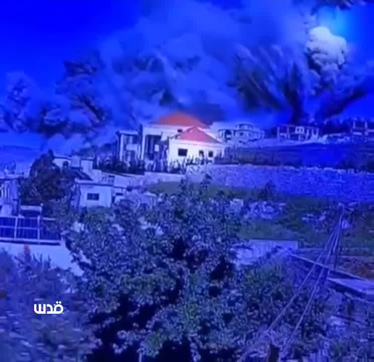 فيديو جديد يوثق غارات طيران  على أطراف بلدة أرنون الشقيف، في جنوب لبنان