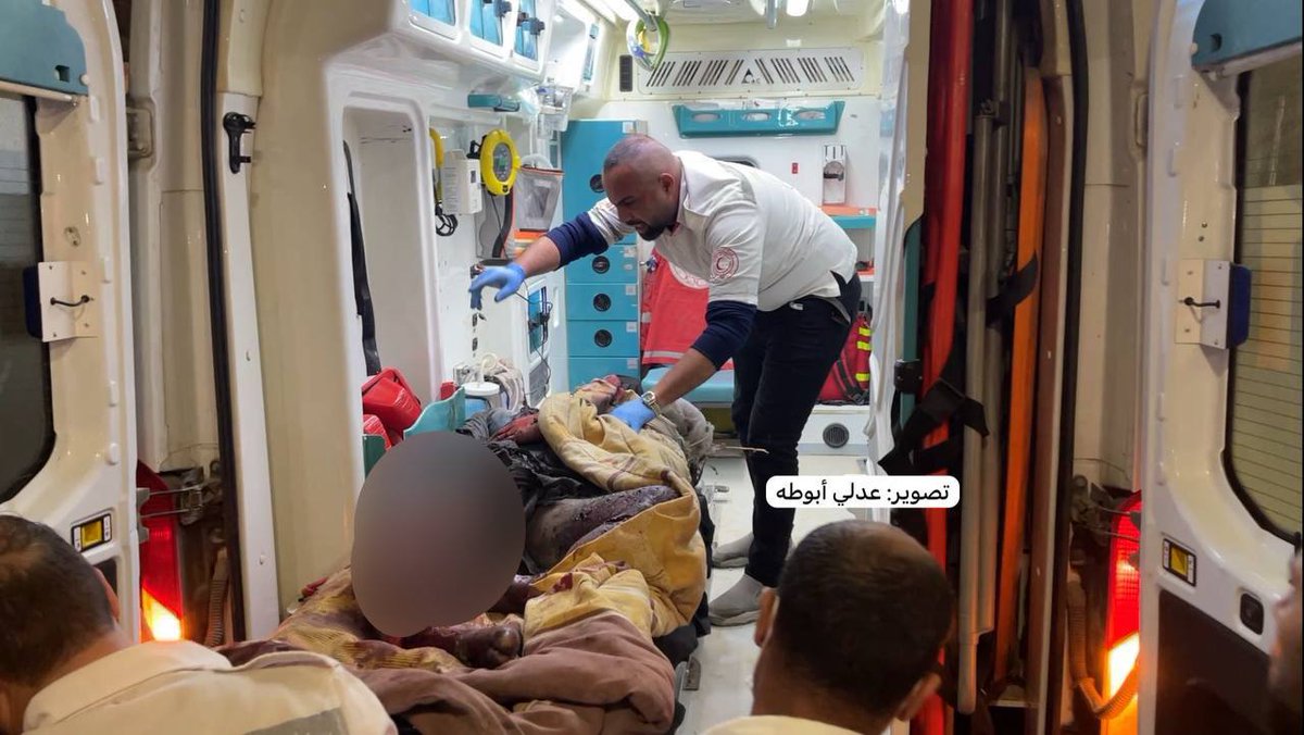 Multiple injuries were reported in an Israeli airstrike that targeted a residential building in Qizan Al-Najjar area, south of Khan Younis in the southern Gaza Strip