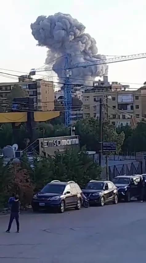 Warplanes raid the targeted location in Al-Hadath, in the southern suburbs.