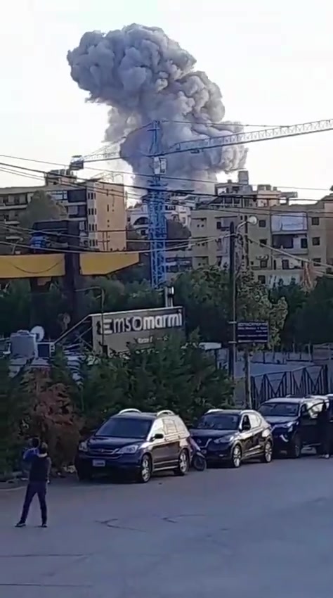 Warplanes raid the targeted location in Al-Hadath, in the southern suburbs.