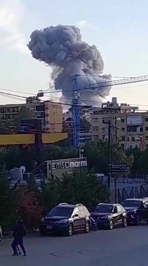 Warplanes raid the targeted location in Al-Hadath, in the southern suburbs.