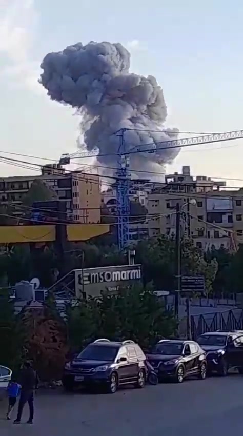 Warplanes raid the targeted location in Al-Hadath, in the southern suburbs.