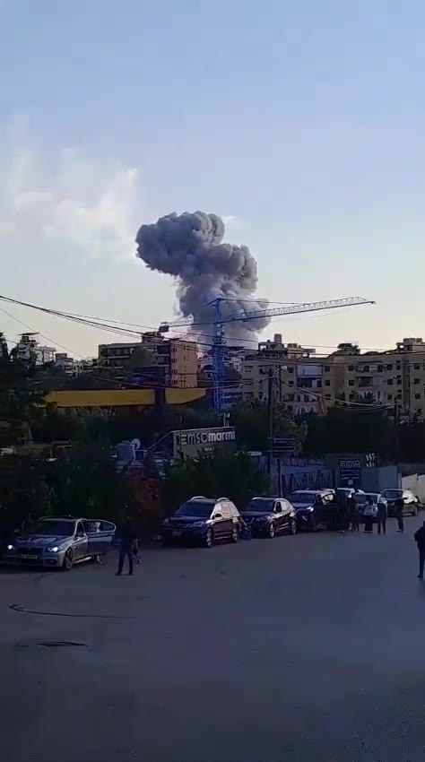 Warplanes raid the targeted location in Al-Hadath, in the southern suburbs.