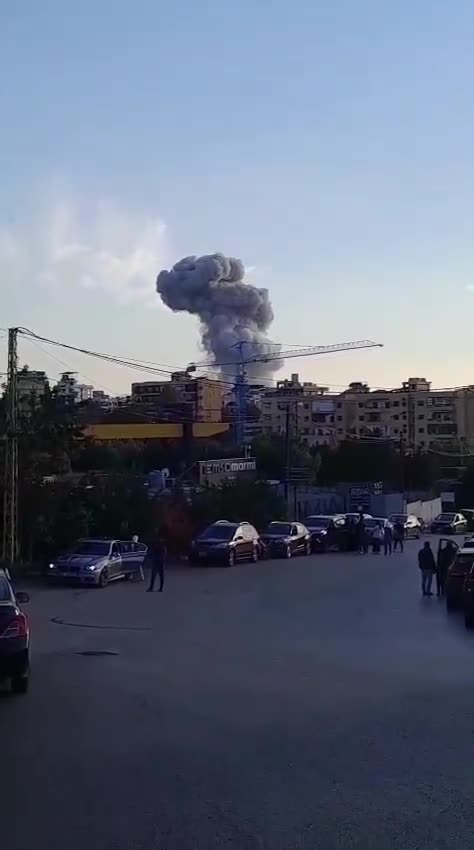 Warplanes raid the targeted location in Al-Hadath, in the southern suburbs.